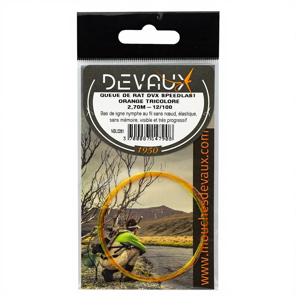 DEVAUX Rat Tail Speedlast orange tricolour 2.70 m leader