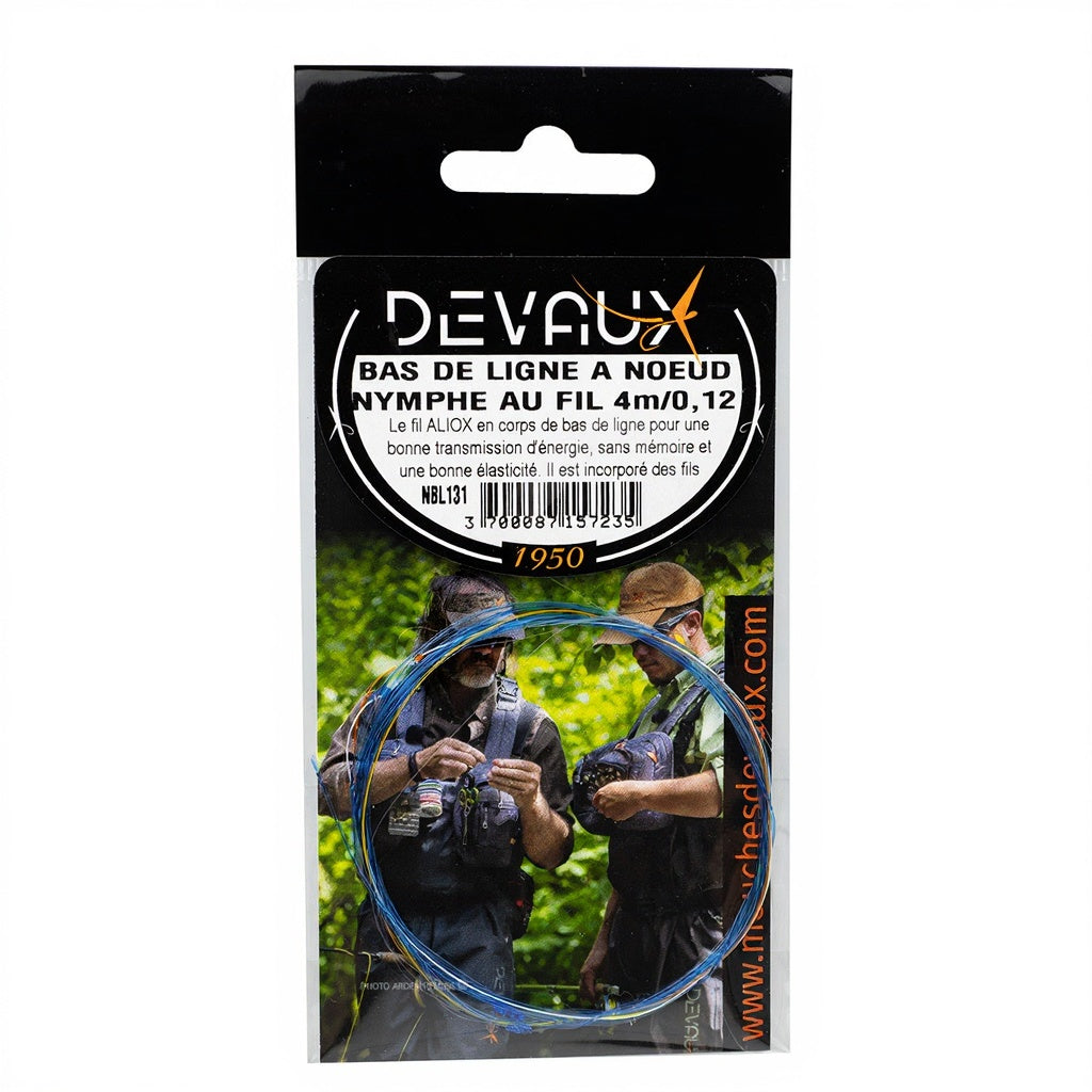 DEVAUX nymph leader with knots, 4m