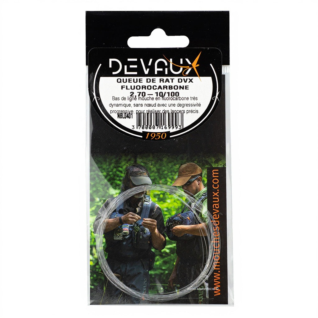 Bas de ligne DEVAUX Queue de rat fluorocarbone 2,70 m