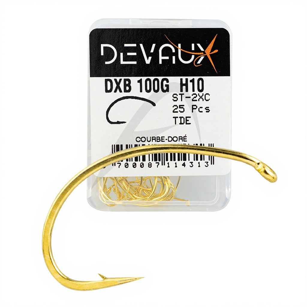 DEVAUX DXB 100G Gold Fliegenhaken Menge: x1000