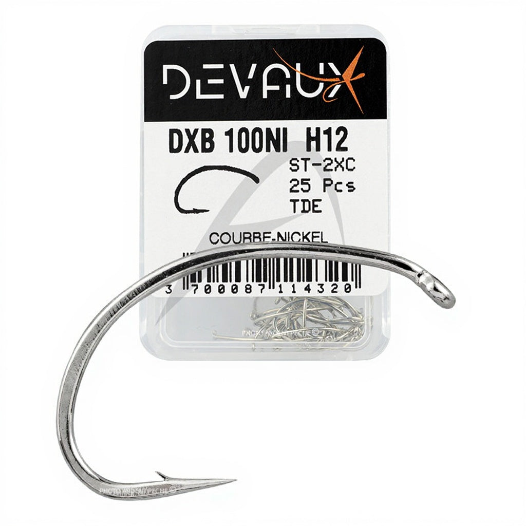 DEVAUX DXB 100 NI vernickelter Fliegenhaken Menge: x25