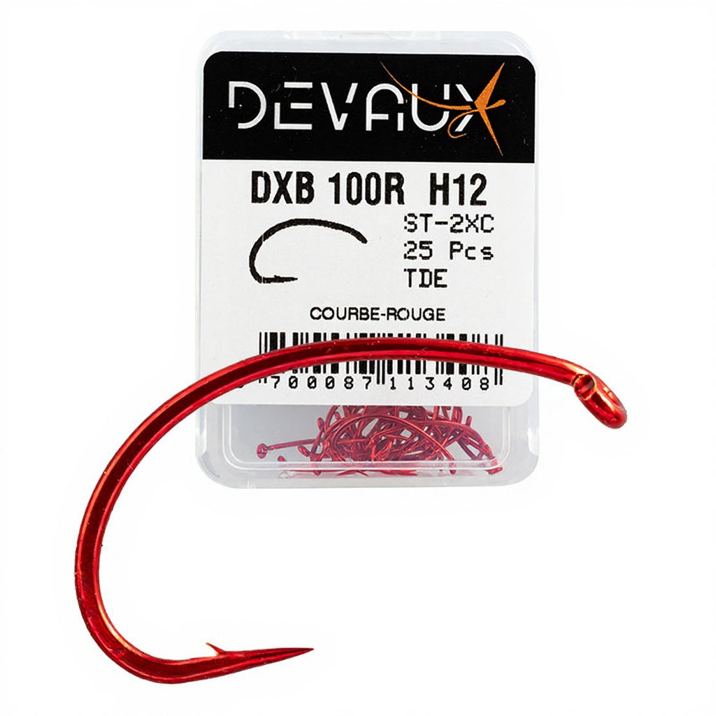 DEVAUX DXB 100 roter Fliegenhaken Menge: x25