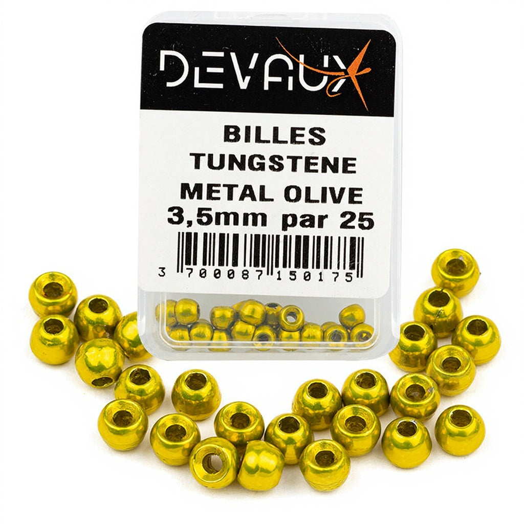DEVAUX tungsten ball, olive metal