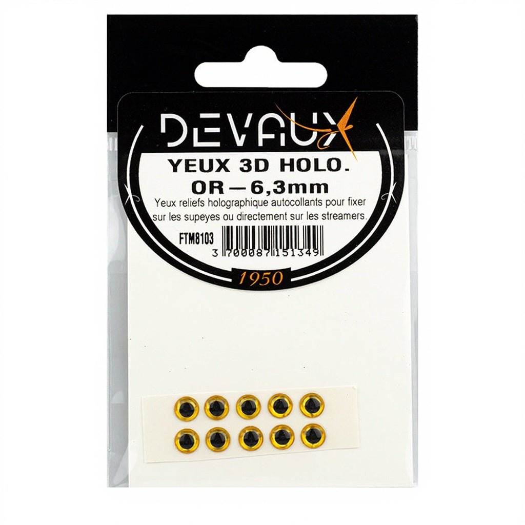 DEVAUX 3D Holo Gold Eyes