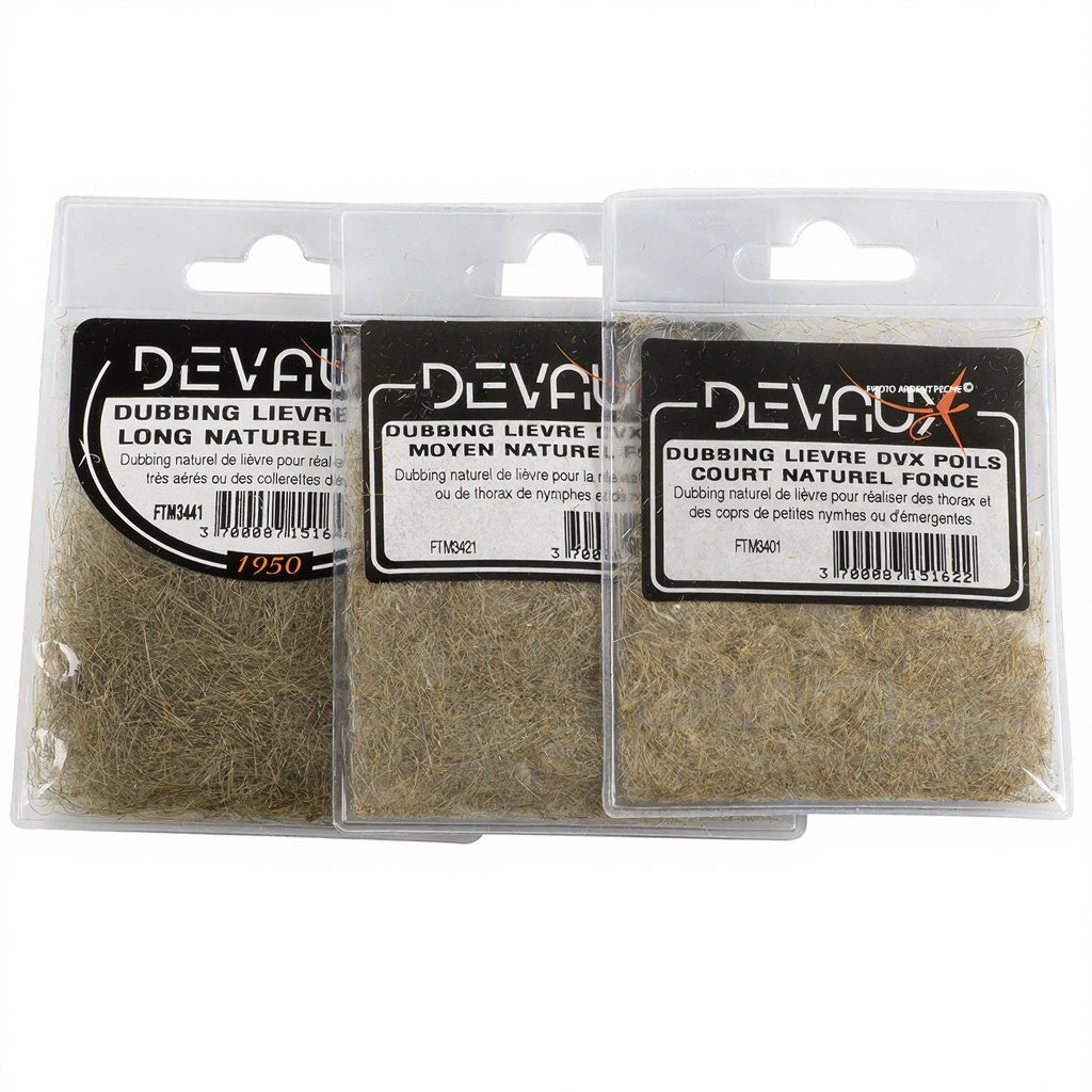 Dubbing de Liévre DEVAUX Naturel Foncé