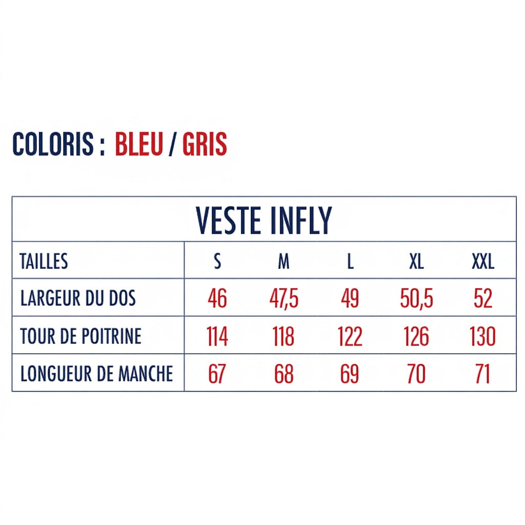 Veste DEVAUX INFLY GRIS