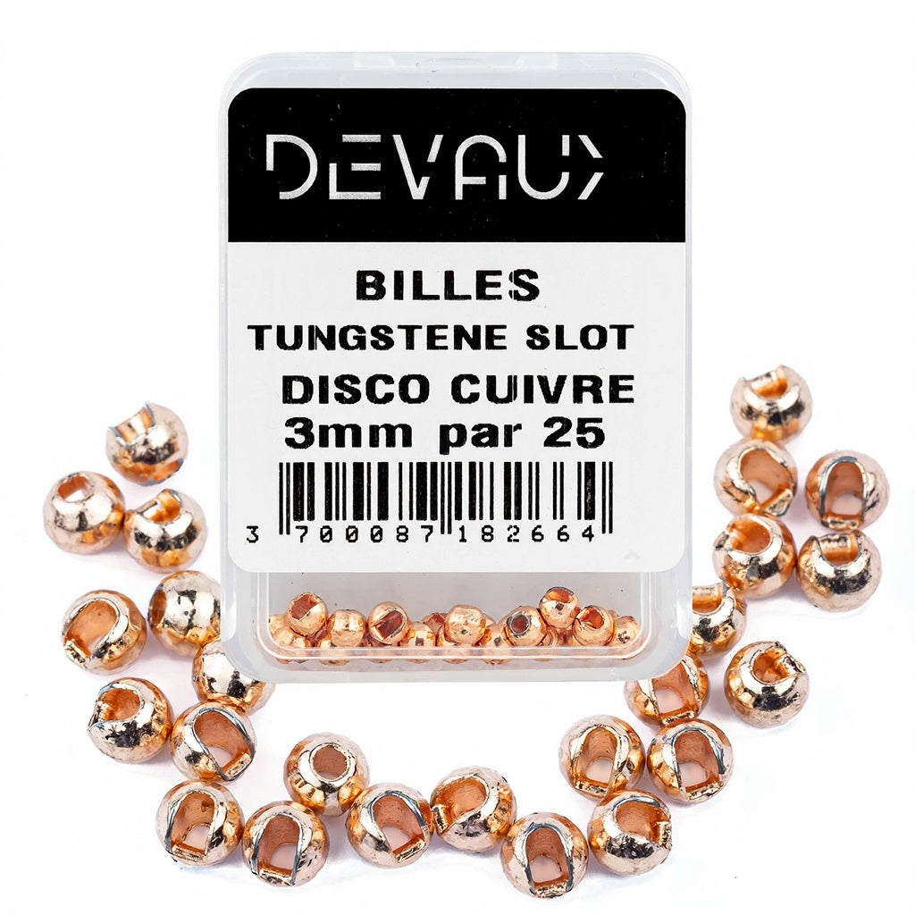 DEVAUX Tungsten Ball Slot Disco Copper