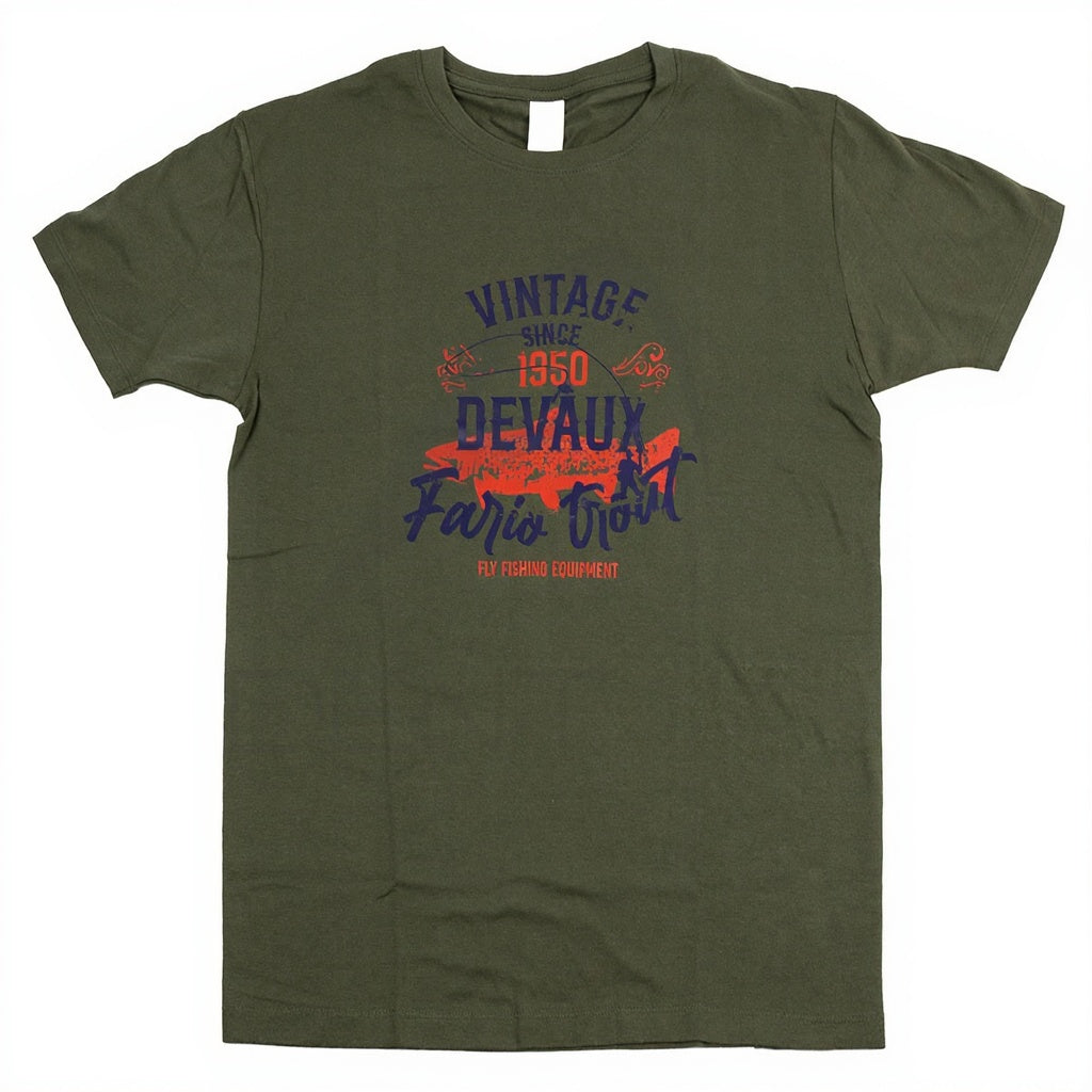 DEVAUX Vintage Khaki T-Shirt