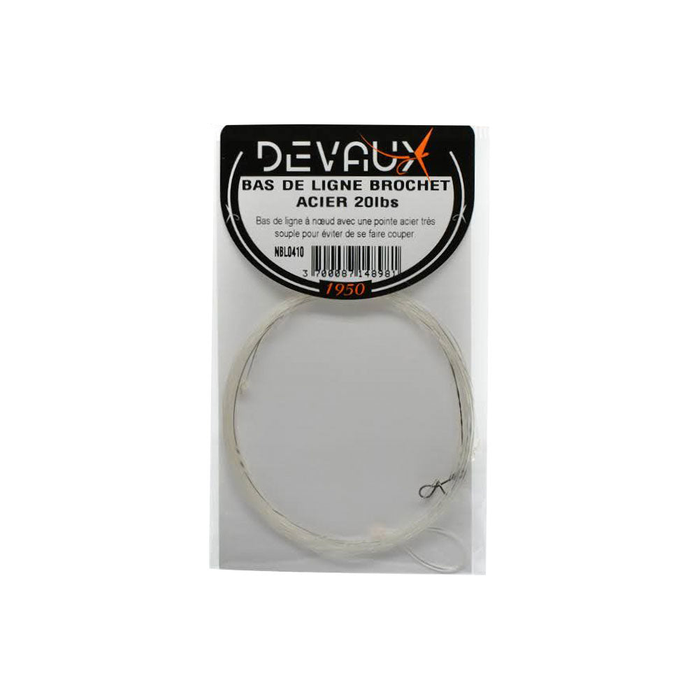 DEVAUX Pike 20 lb Steel Leader