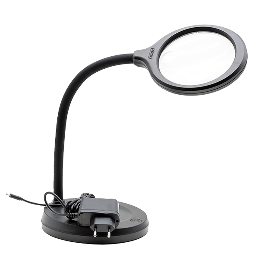 Carson 2X to 5X LED Base Magnifier DEVAUX