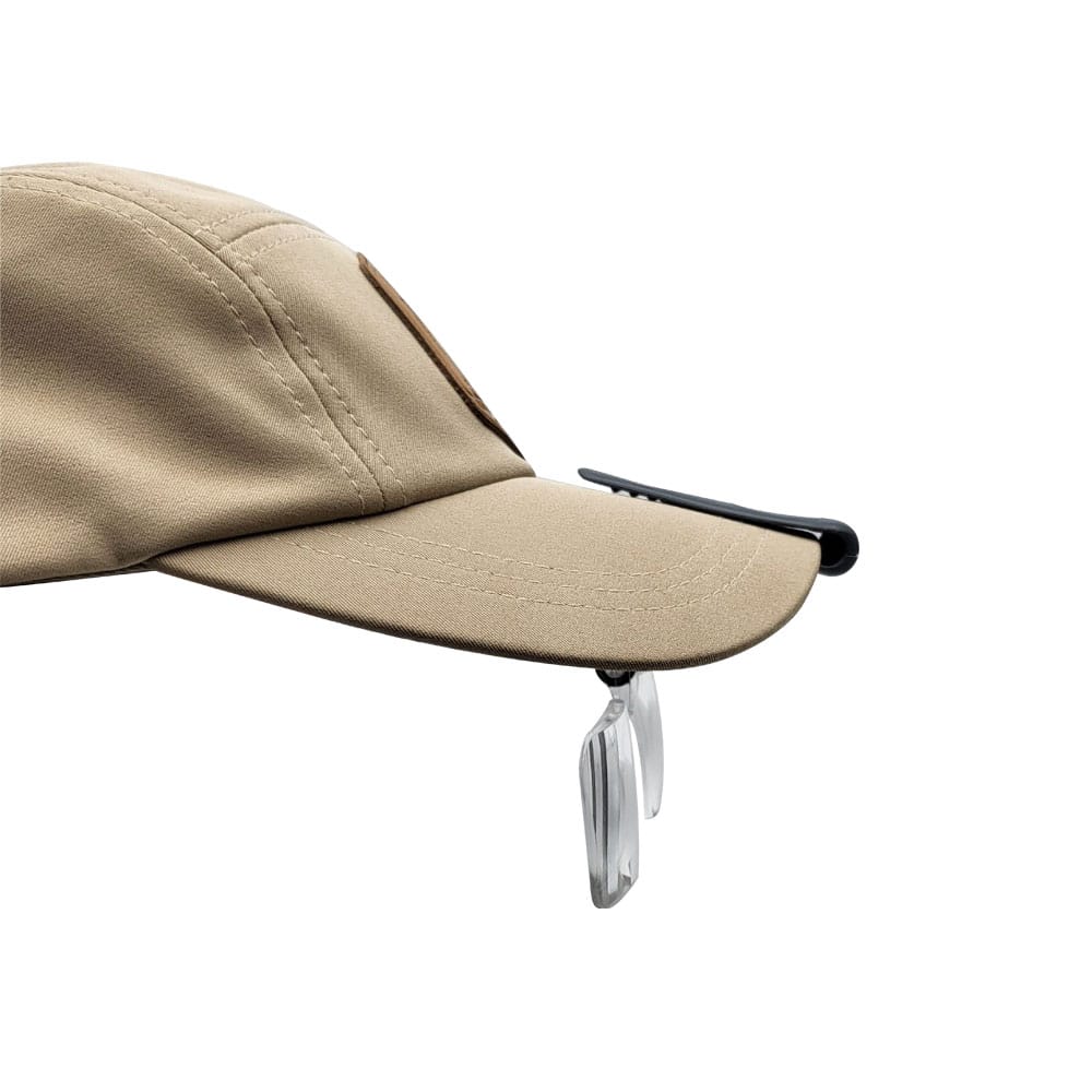 DEVAUX Carson 2.25X +5 Clip-on Magnifying Cap with Flip-Up Lens