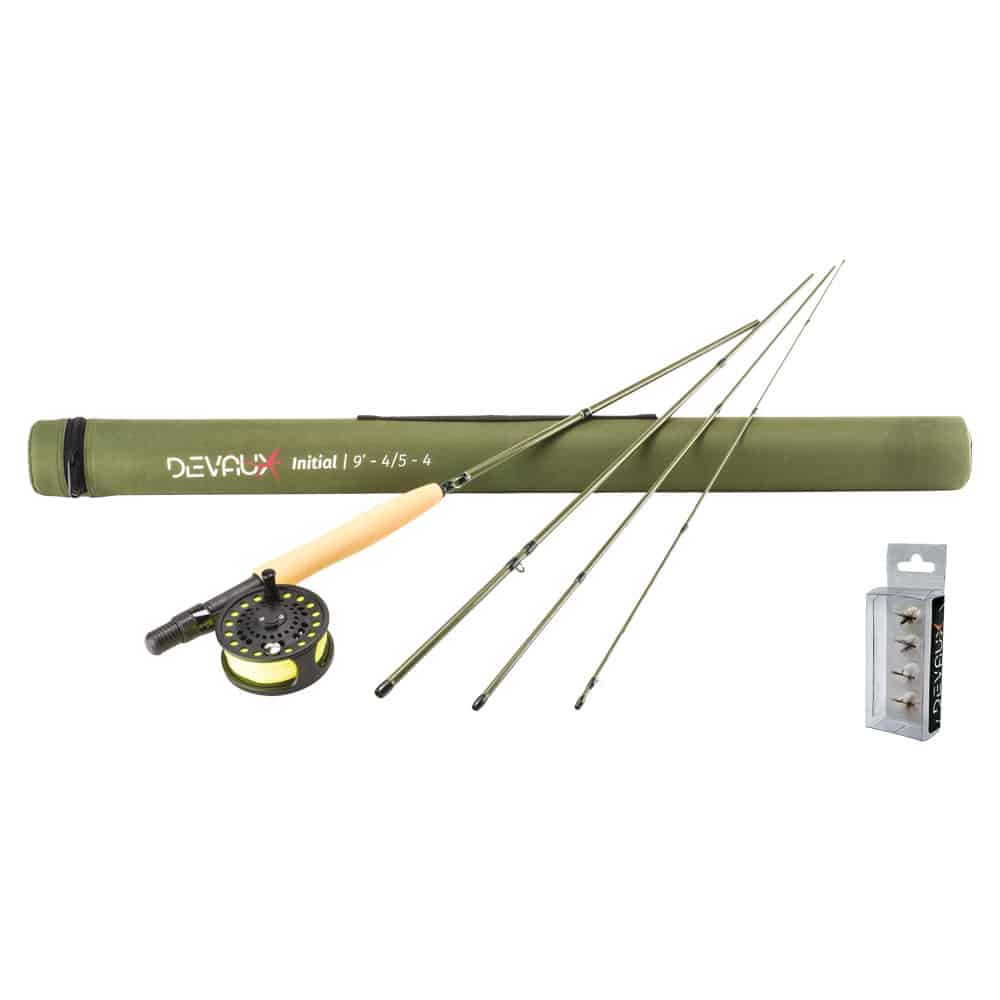 Canne à mouche DEVAUX prêt à pêcher Kit Initial 9' soie 4/5