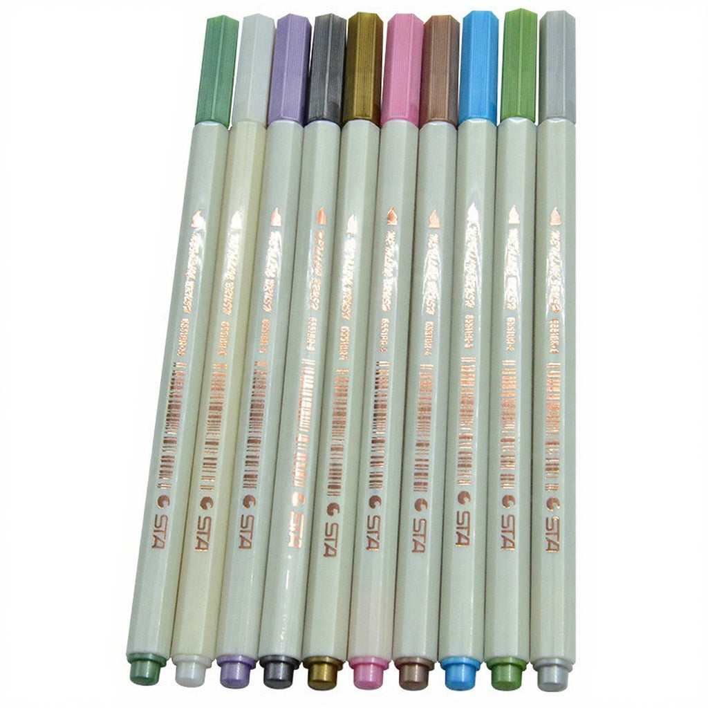 DEVAUX Metallic Colored Felt-Tip Pens