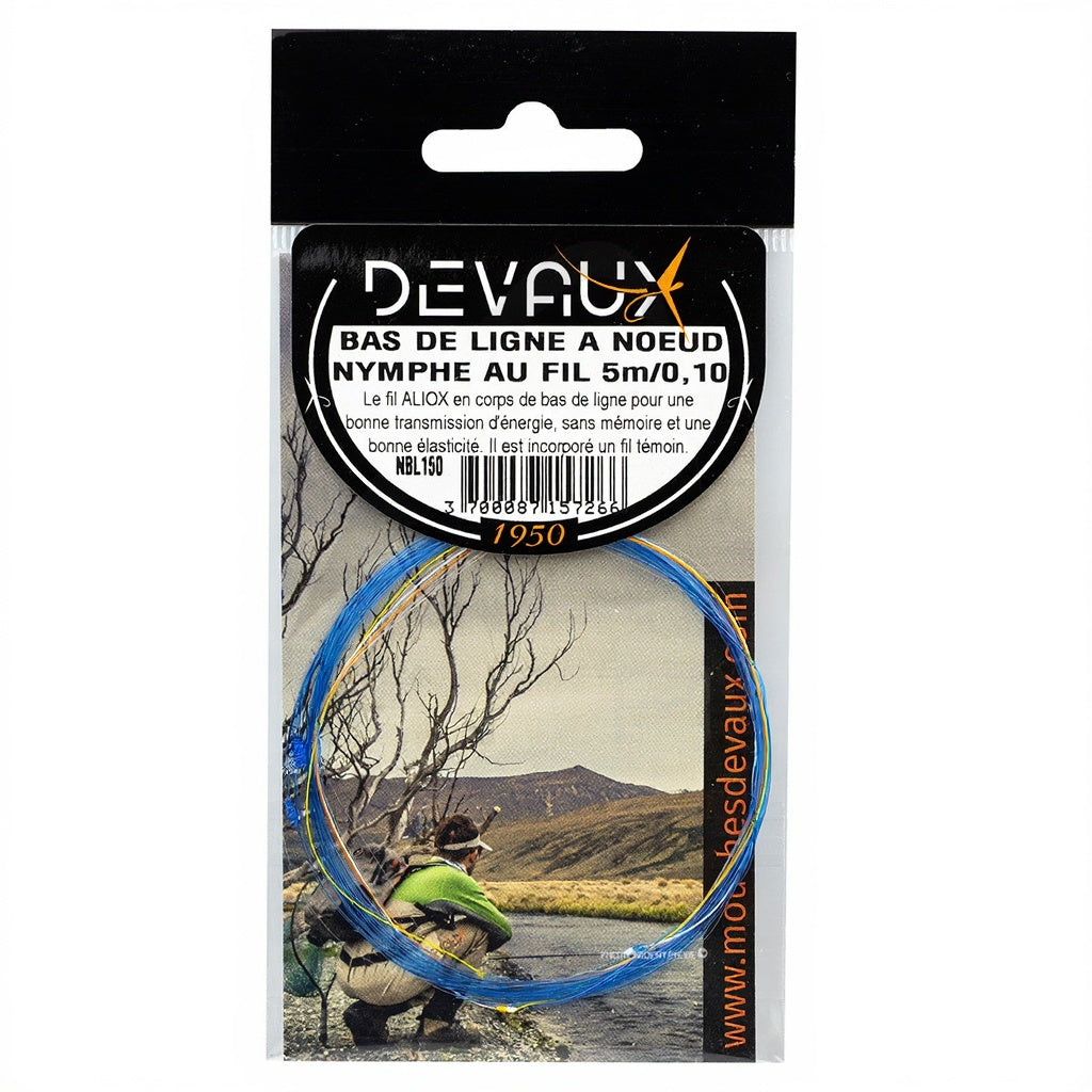 DEVAUX nymph leader with knots, 5m