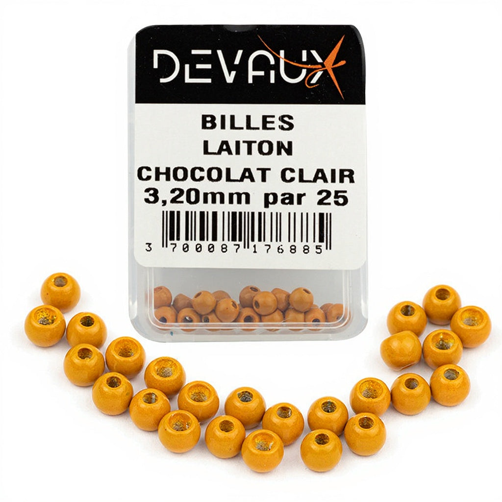 DEVAUX light chocolate brass marble