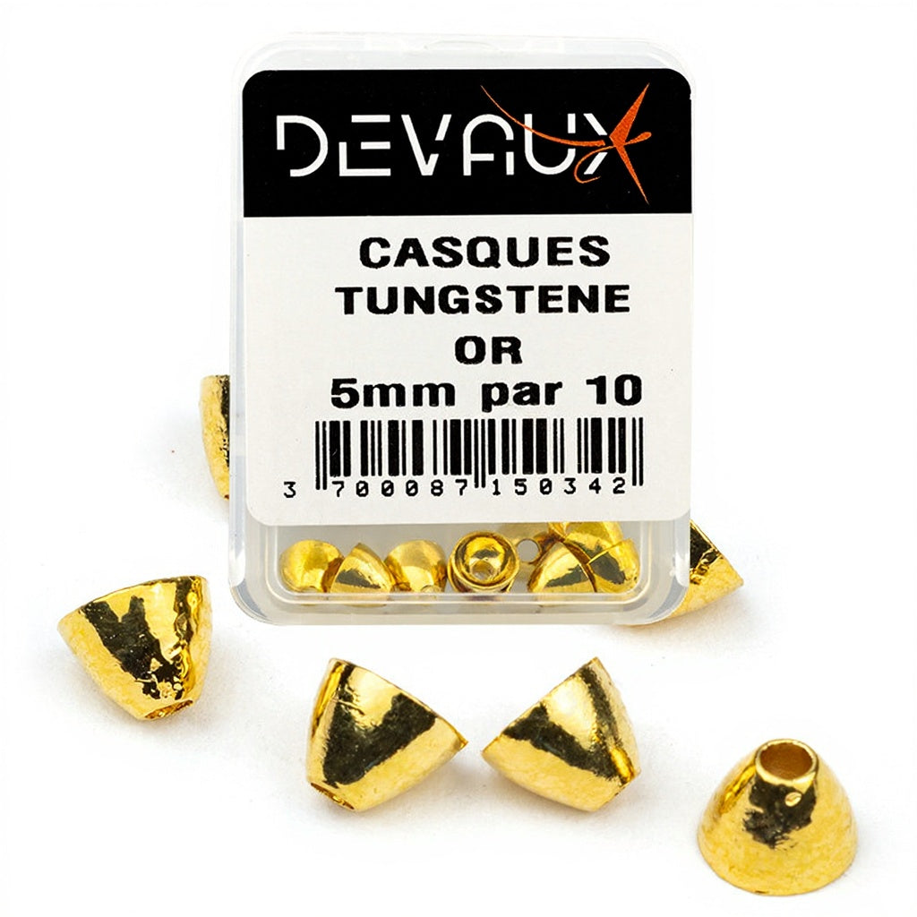 DEVAUX gold tungsten helmet