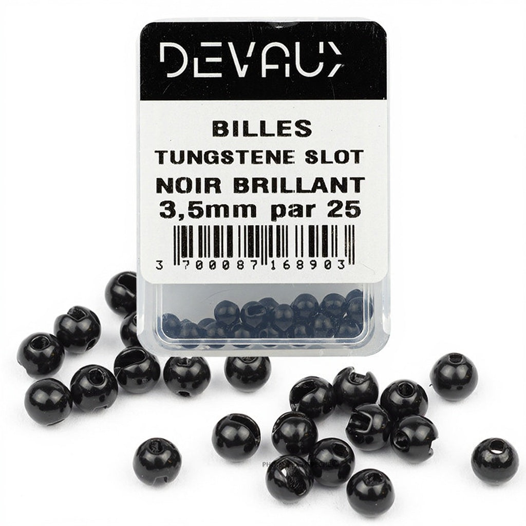 Wolframkugel-Schlitz DEVAUX glänzend schwarz