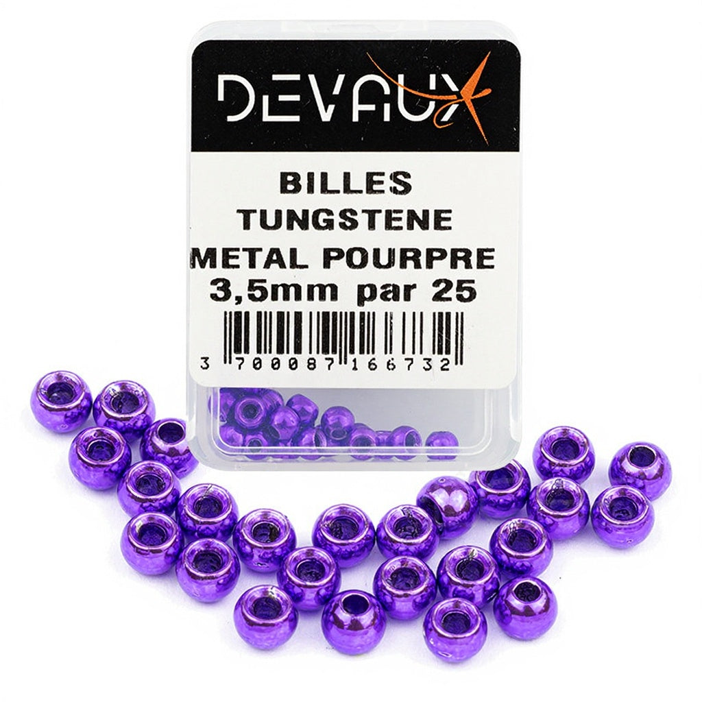 DEVAUX purple metal tungsten ball