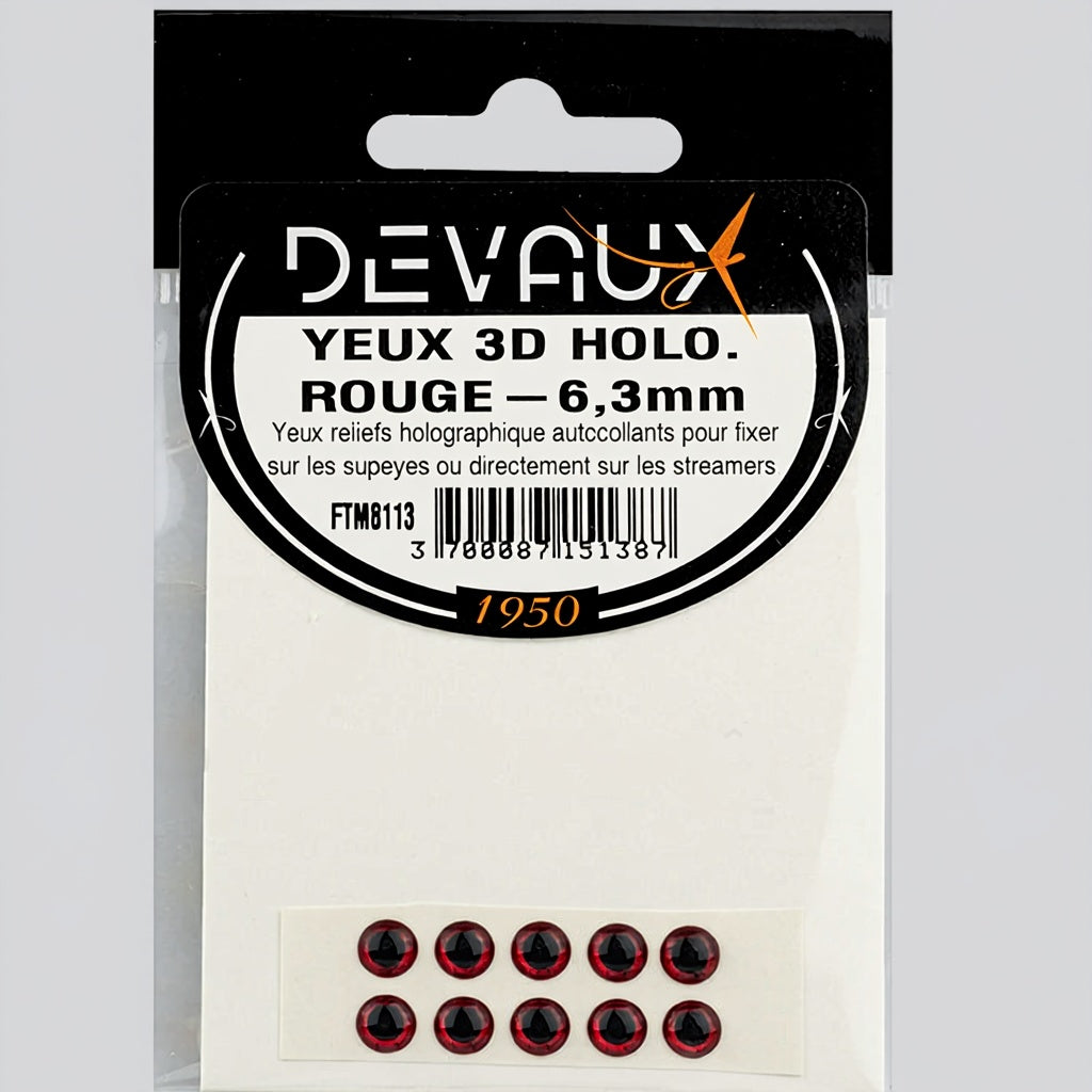 DEVAUX 3D Holo Red Eyes