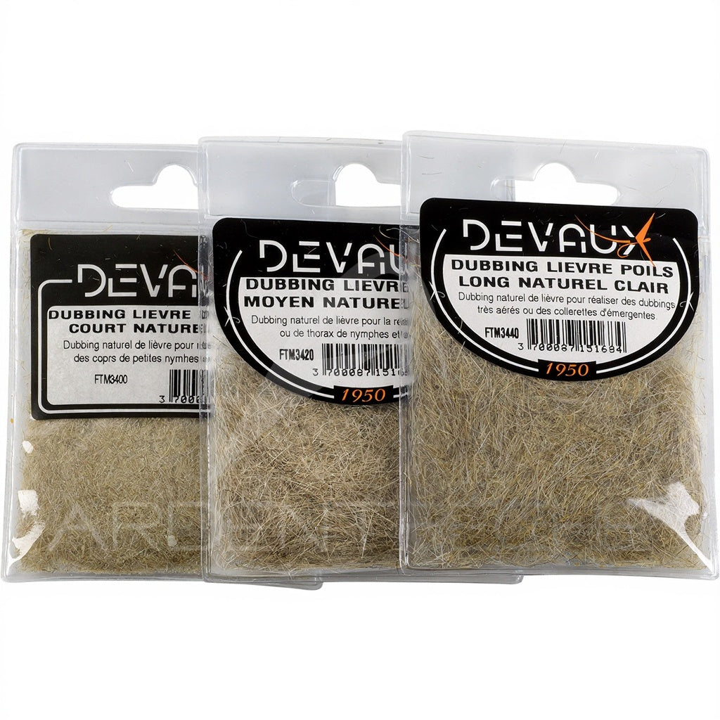 Dubbing de Liévre DEVAUX Naturel Clair
