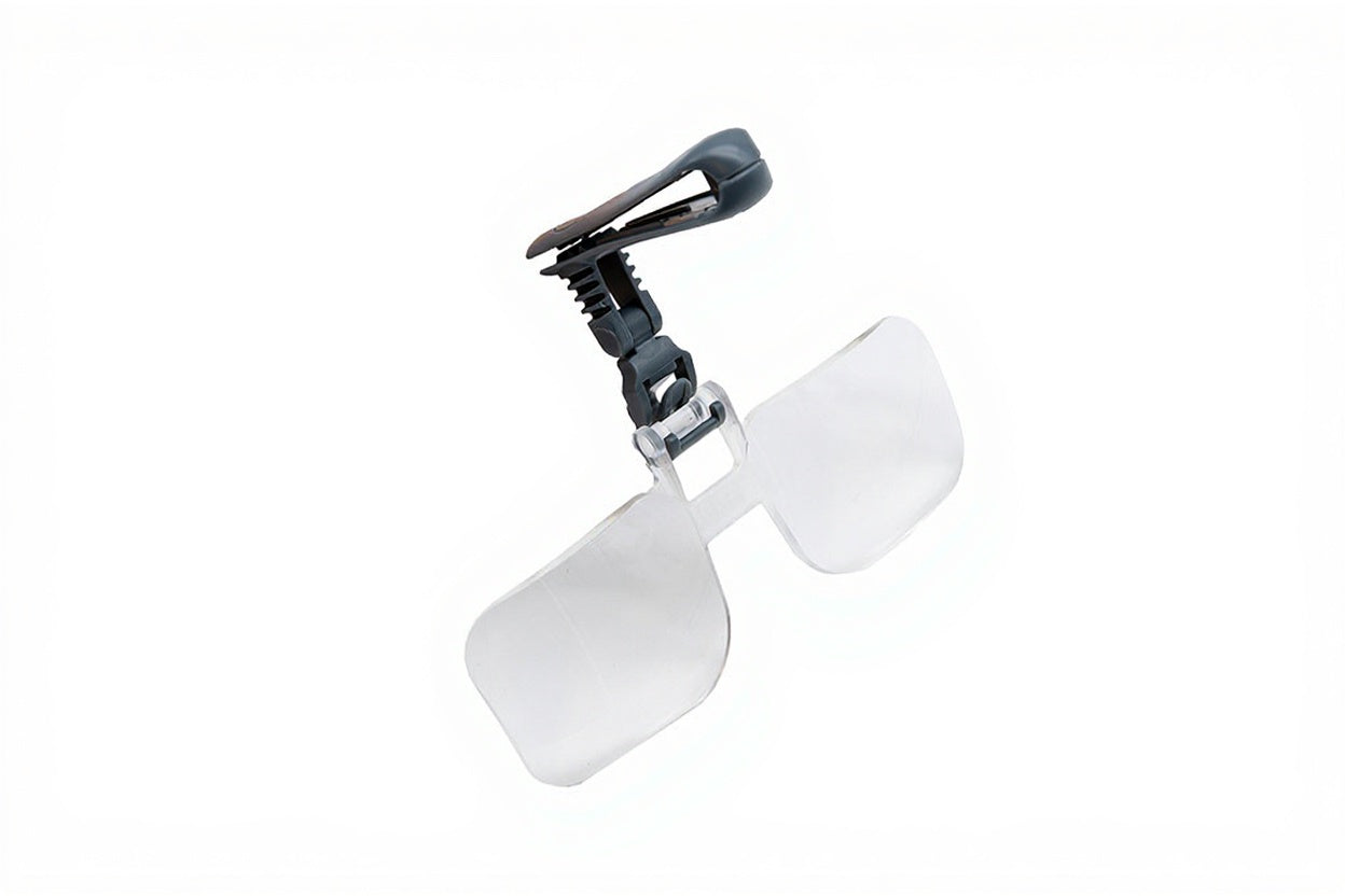 DEVAUX Carson 2.25X +5 Clip-on Magnifying Cap with Flip-Up Lens