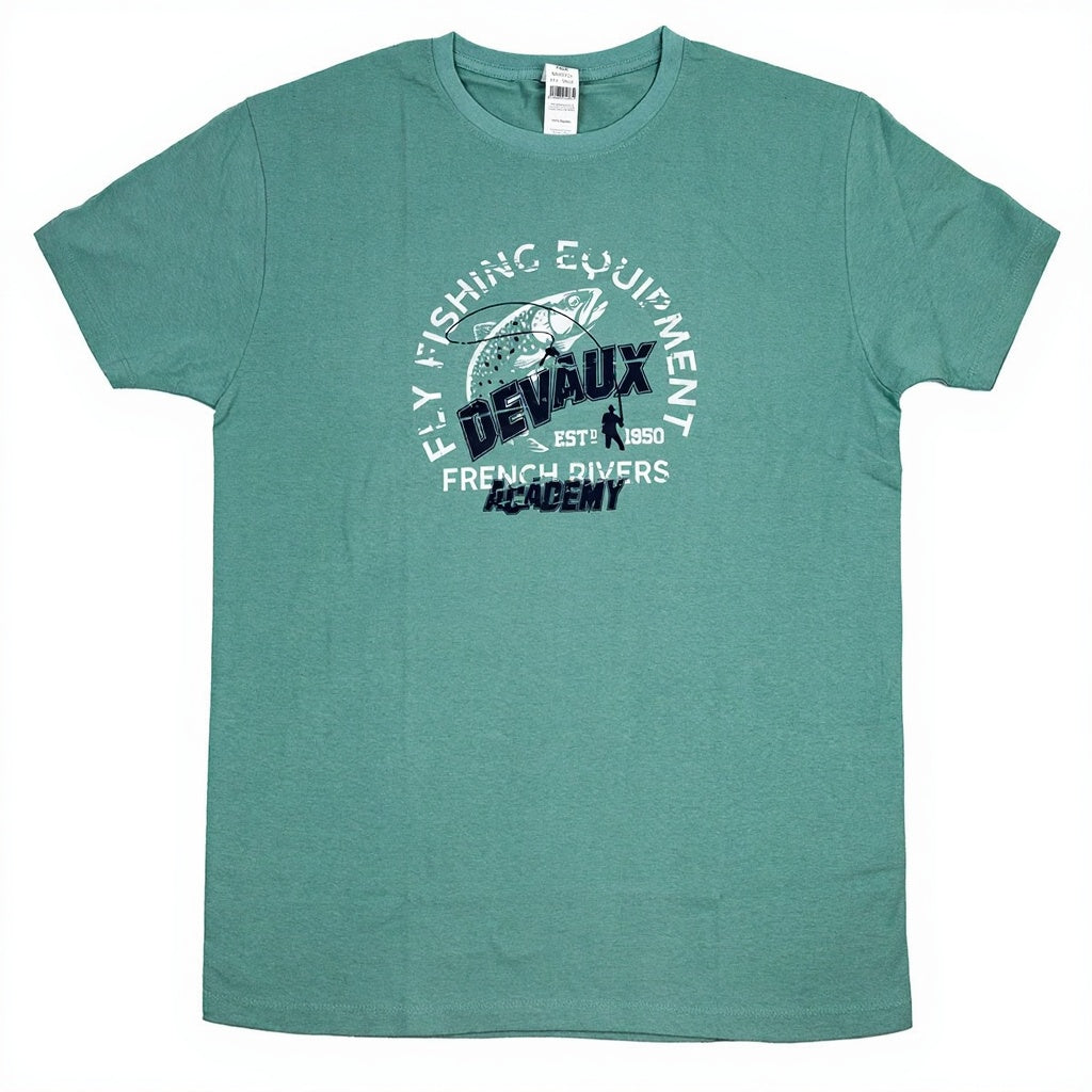 Tee-Shirt DEVAUX Academy Vert d'eau