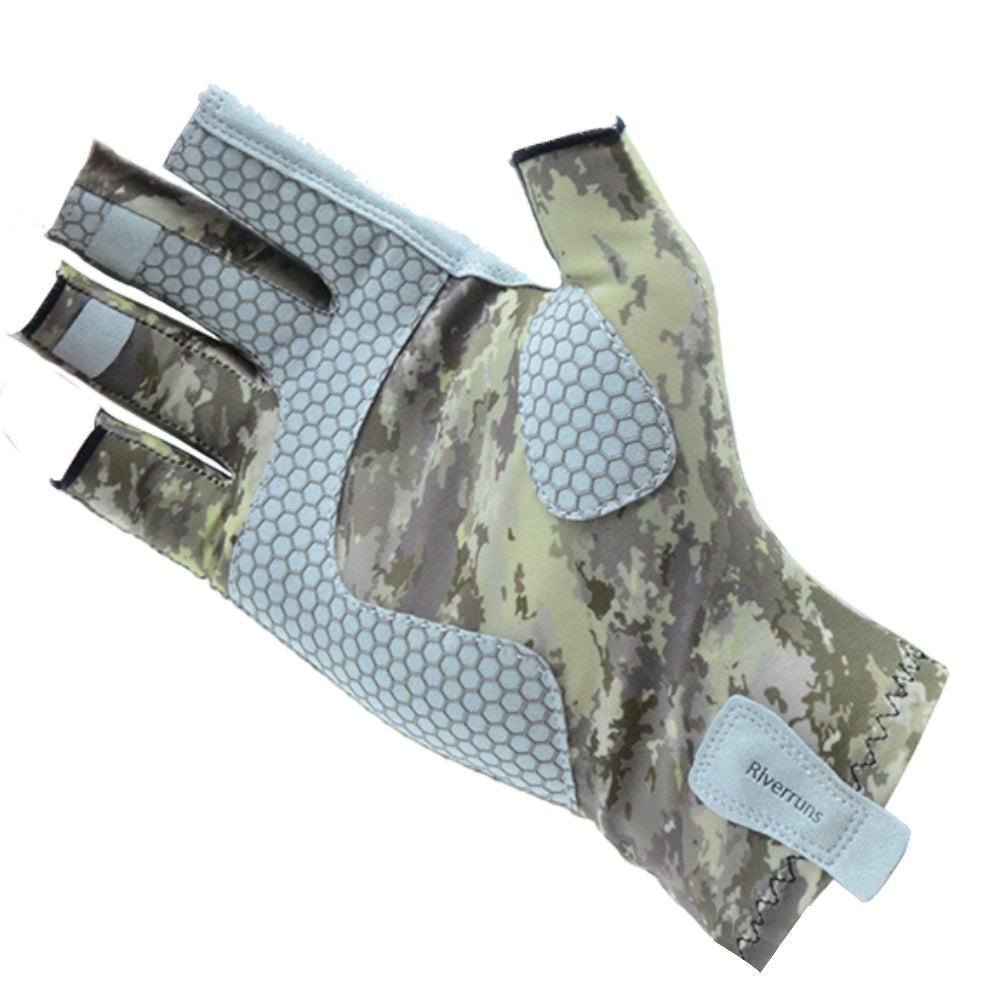 DEVAUX river and salt camo gloves
