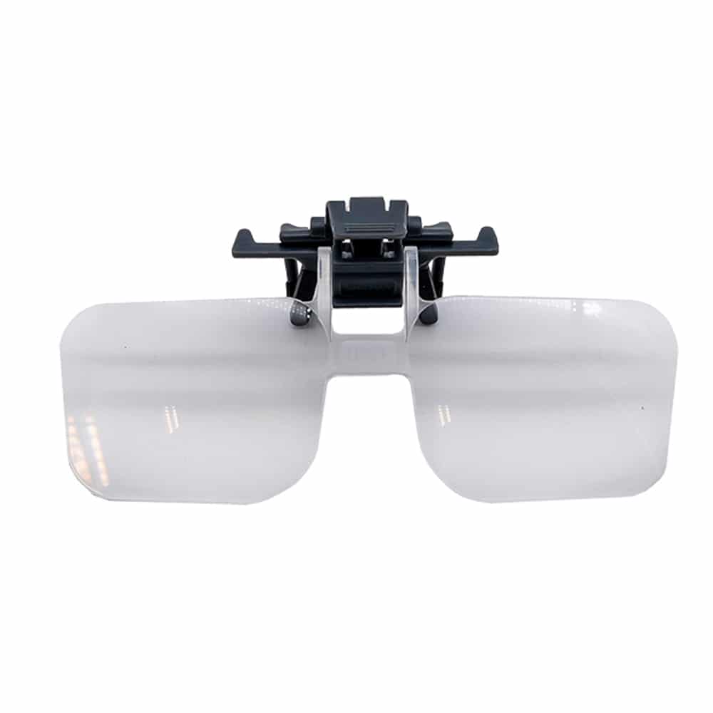 DEVAUX Carson 2X +4 Clip-on Magnifying Glass