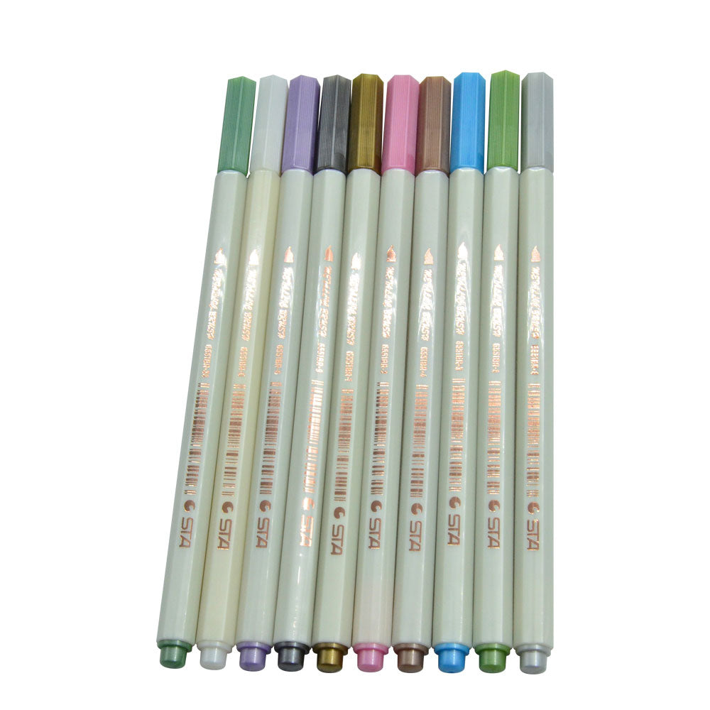DEVAUX Metallic Colored Felt-Tip Pens
