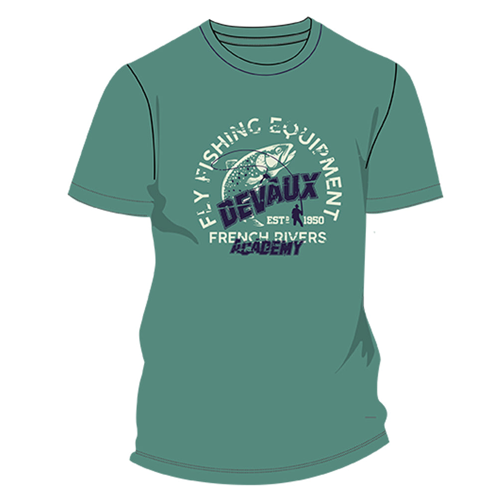 Tee-Shirt DEVAUX Academy Vert d'eau