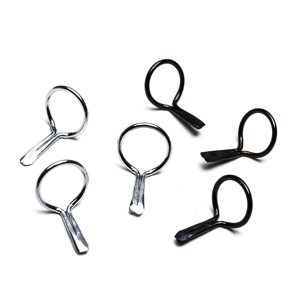 Anneaux monopatte DEVAUX titanium argent