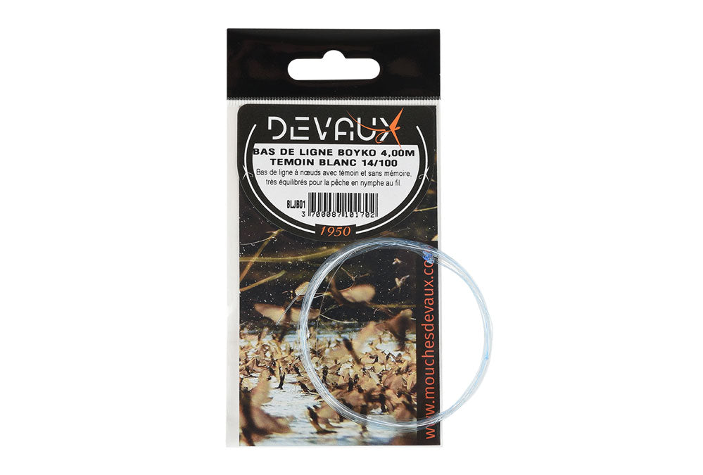 DEVAUX nymph leader with knots, 5m