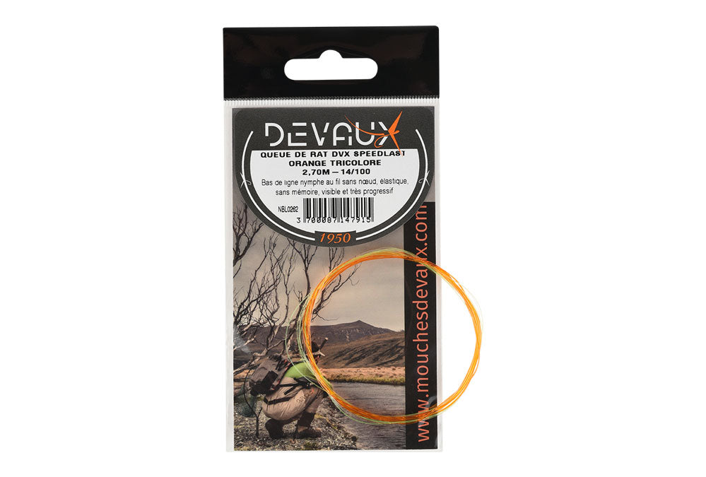 DEVAUX Rat Tail Speedlast orange tricolour 2.70 m leader